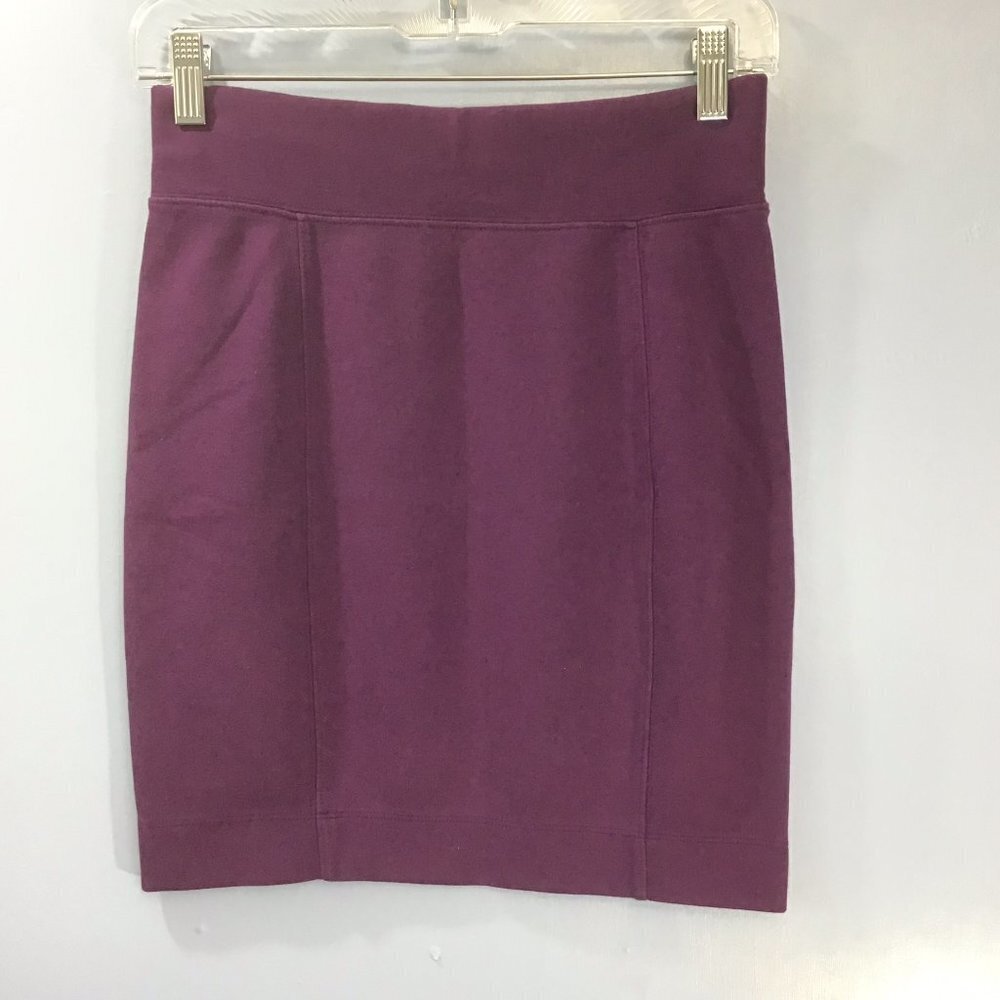 Lacoste Purple Knit Pencil Skirt